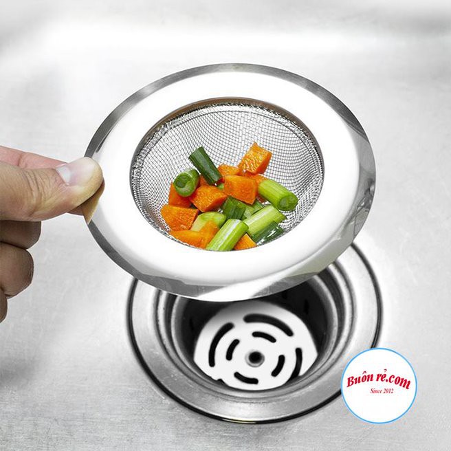 COMBO 2 Lưới lọc rác chất liệu INOX ngăn ngừa mùi hôi, mốc khó chịu - 01458