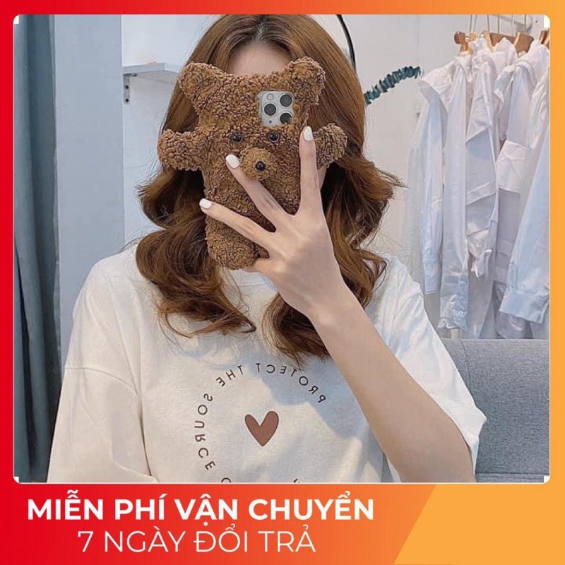 Sét Áo Tim Trắng Mix Cvay Kẻ Nâu Siêu Hót [ 𝐅𝐑𝐄𝐄 𝐒𝐇𝐈𝐏 ] Áo Chất Cotton Tàu L1 Cực Đanh Đẹp Mát