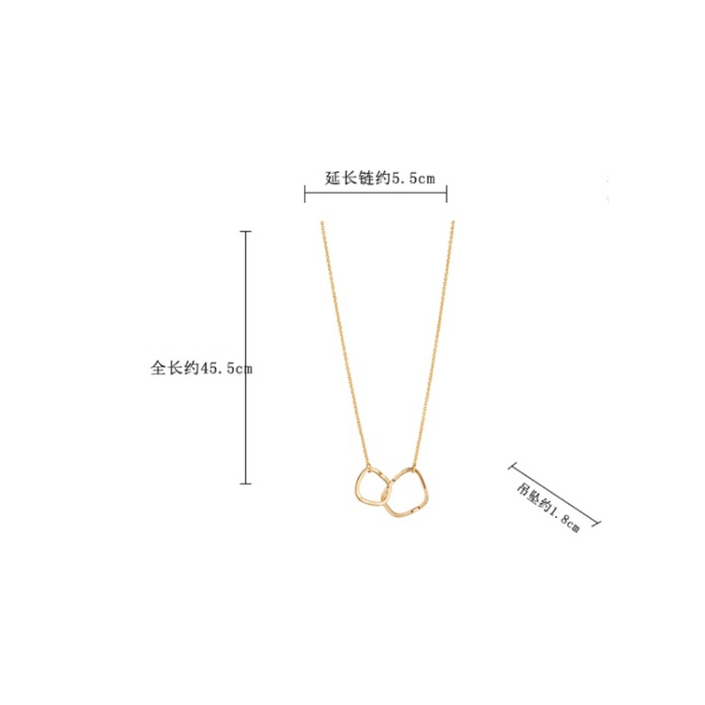 Dây chuyền mặt hình móc xích độc đáo thời trang cho nữ