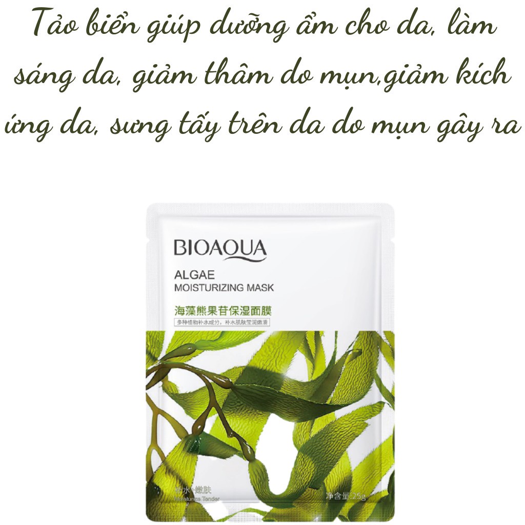 Mặt Nạ Giấy Dưỡng Da Trái Cây Trắng Sáng Cấp Ẩm Nước Giảm Mụn Mask Hoa Quả Bioaqua P0382