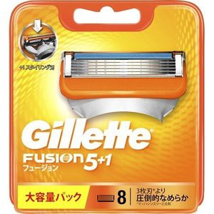 Vỉ 8 Lưỡi Dao Cạo Râu Gillette Fusion  5+1 Nhật