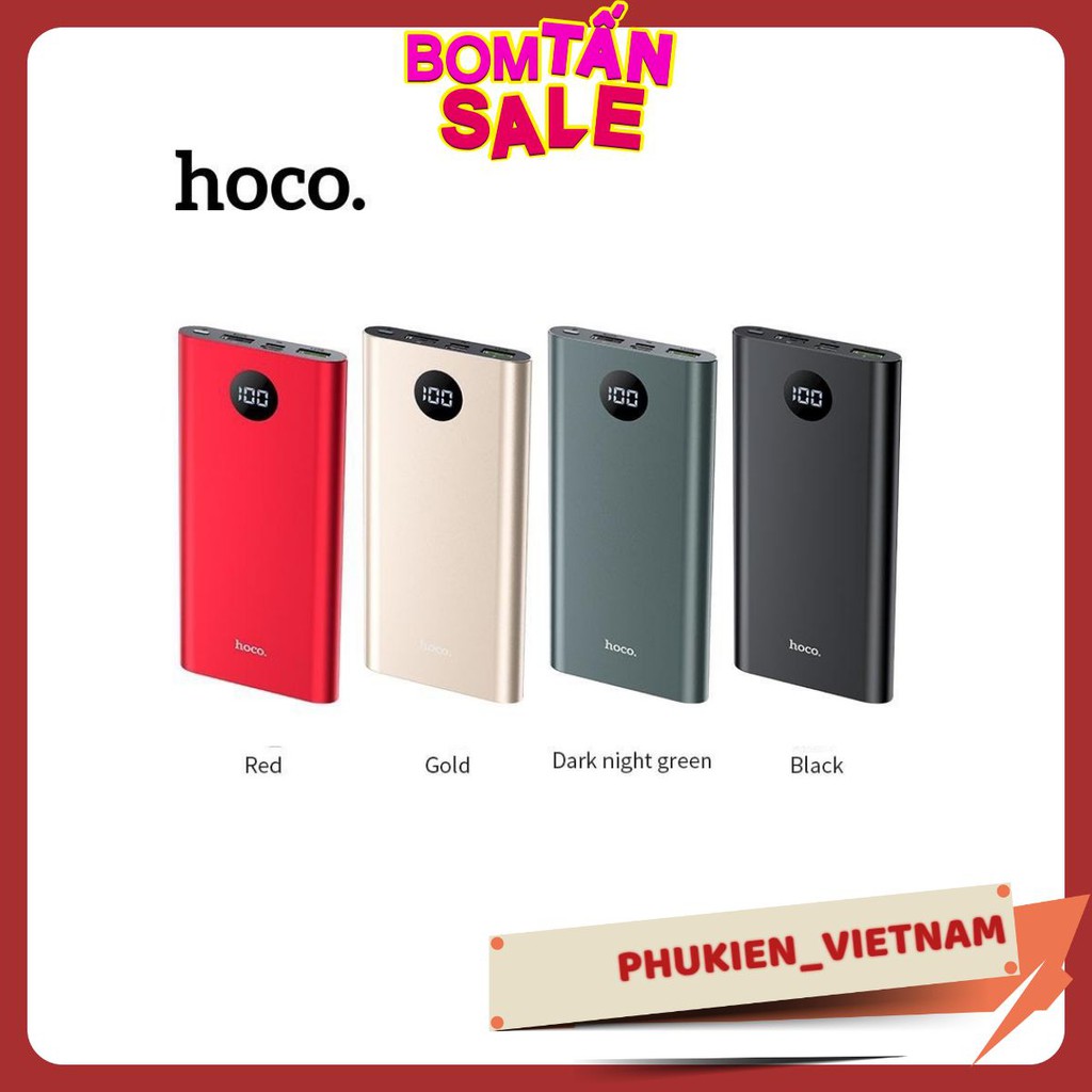 Sạc Dự Phòng Hoco B16 Max dung lượng 12.000 mAh Chính hãng Siêu mỏng Giá tốt