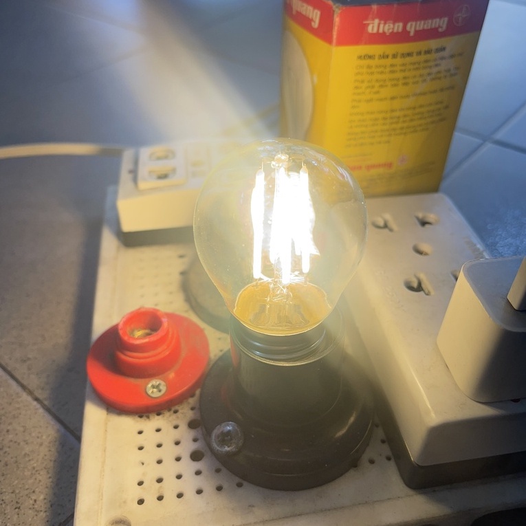 BÓNG ĐÈN LED EDISON ÁNH SÁNG VÀNG SIÊU SÁNG, SIÊU ĐẸP