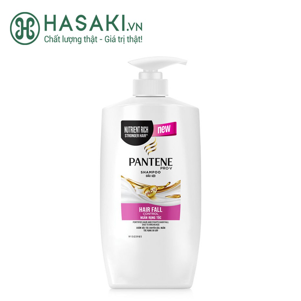 Dầu Gội PANTENE Ngăn Rụng Tóc Hair Fall Control Shampoo 650g