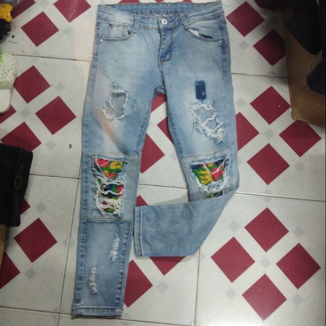 Quần jeans dài si tuyển