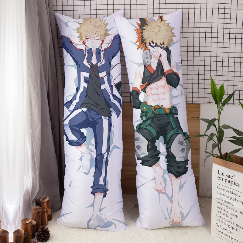 Vỏ Gối Hai Mặt In Hình Anime My Hero Academia Bakugou Katsuki Dakimakura