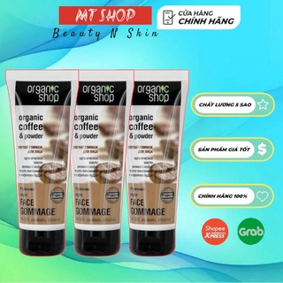 Tẩy Da Chết Mặt Cafe Organic