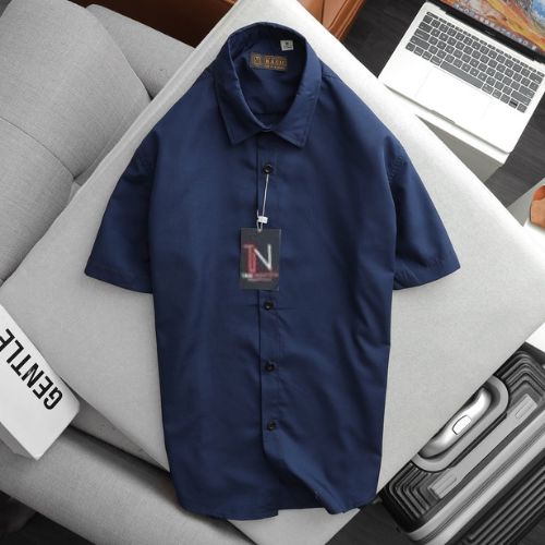 Áo sơ mi nam tay ngắn MATNONI cao cấp - Chất liệu lụa , không nhăn, thoáng mát, thấm hút mồ hôi- Men87_store