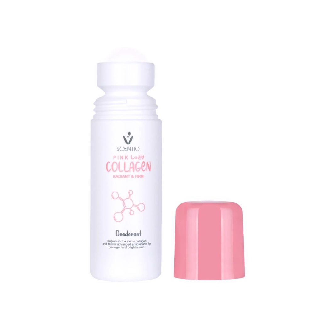 Lăn Khử Mùi, Sáng Mịn Vùng Cánh Tay Scentio Pink Collagen Radiant &amp; Firm Deodorant