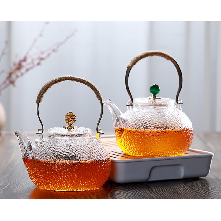 Ấm trà chịu nhiệt vân sần kiểu Nhật Bản 900ml