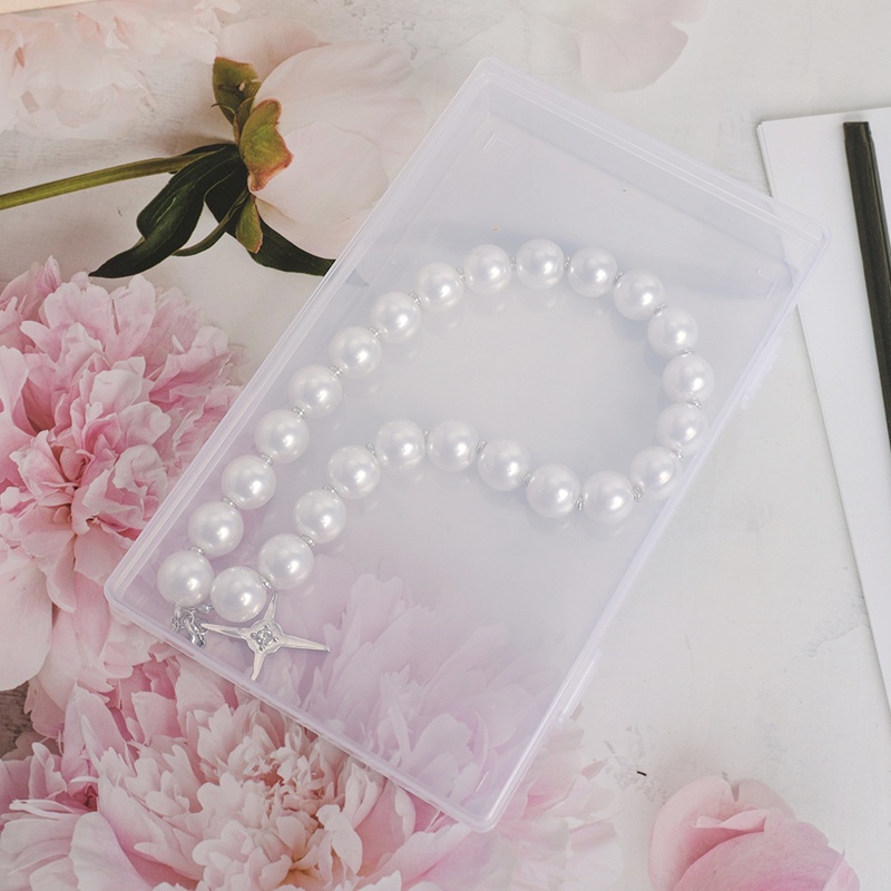 1 Hộp Nhựa Trong Suốt Đựng Băng Keo Dán Bàn Tiết Kiệm Không Gian