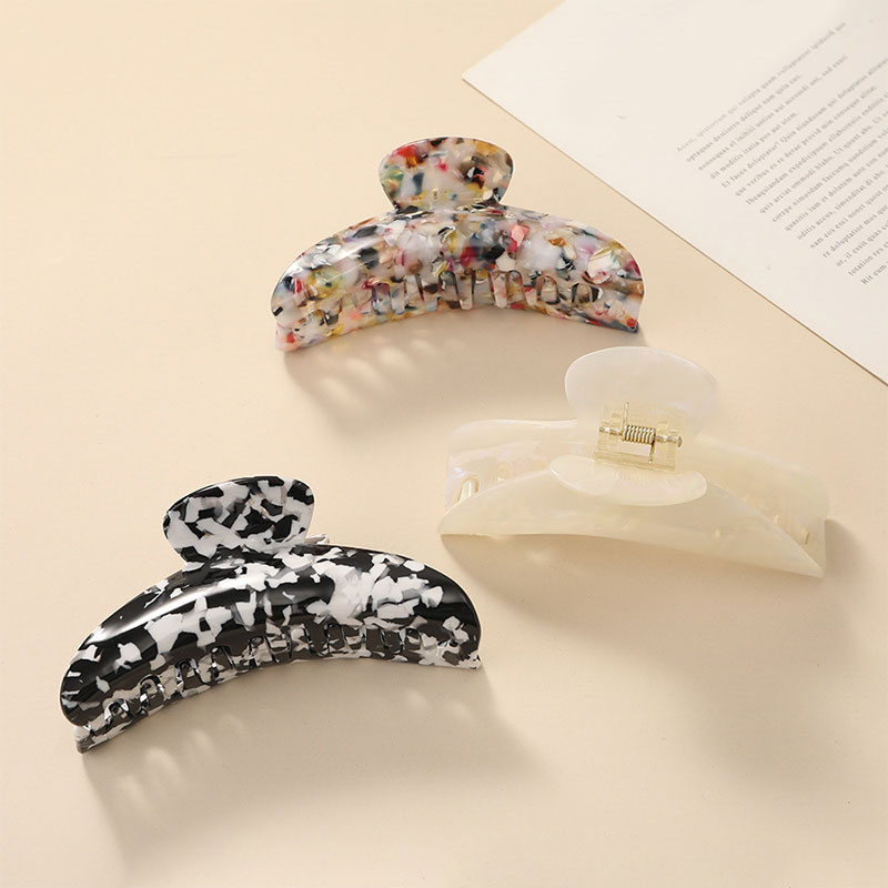 Kẹp Tóc Họa Tiết Hình Học 10cm Cho Nữ