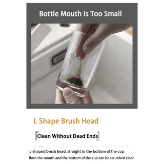 Convenient Long Handle Wooden Glass Scrubber