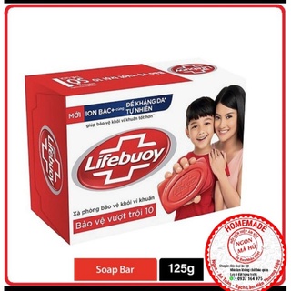 Xà Bông Cục Diệt Khuẩn Lifebuoy Bảo Vệ Vượt Trội 125g