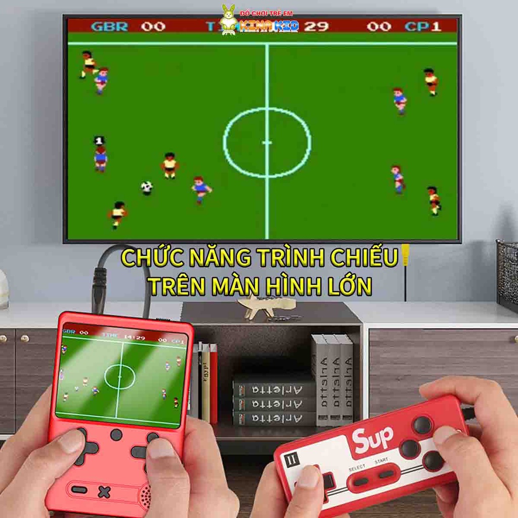 Máy Chơi Game Cầm Tay M6, Mẫu Mới 2021, Full Box 500 Trò Chơi, Màn LCD 3 Inch Sắc Nét, Nhiều Phiên Bản Màu Sắc