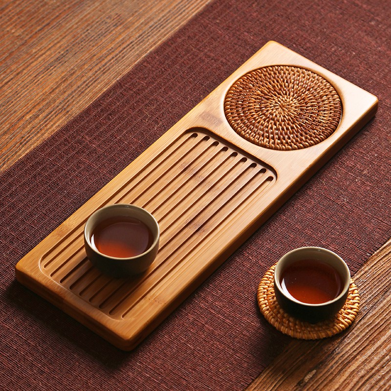 Khay trà tre độc ẩm
