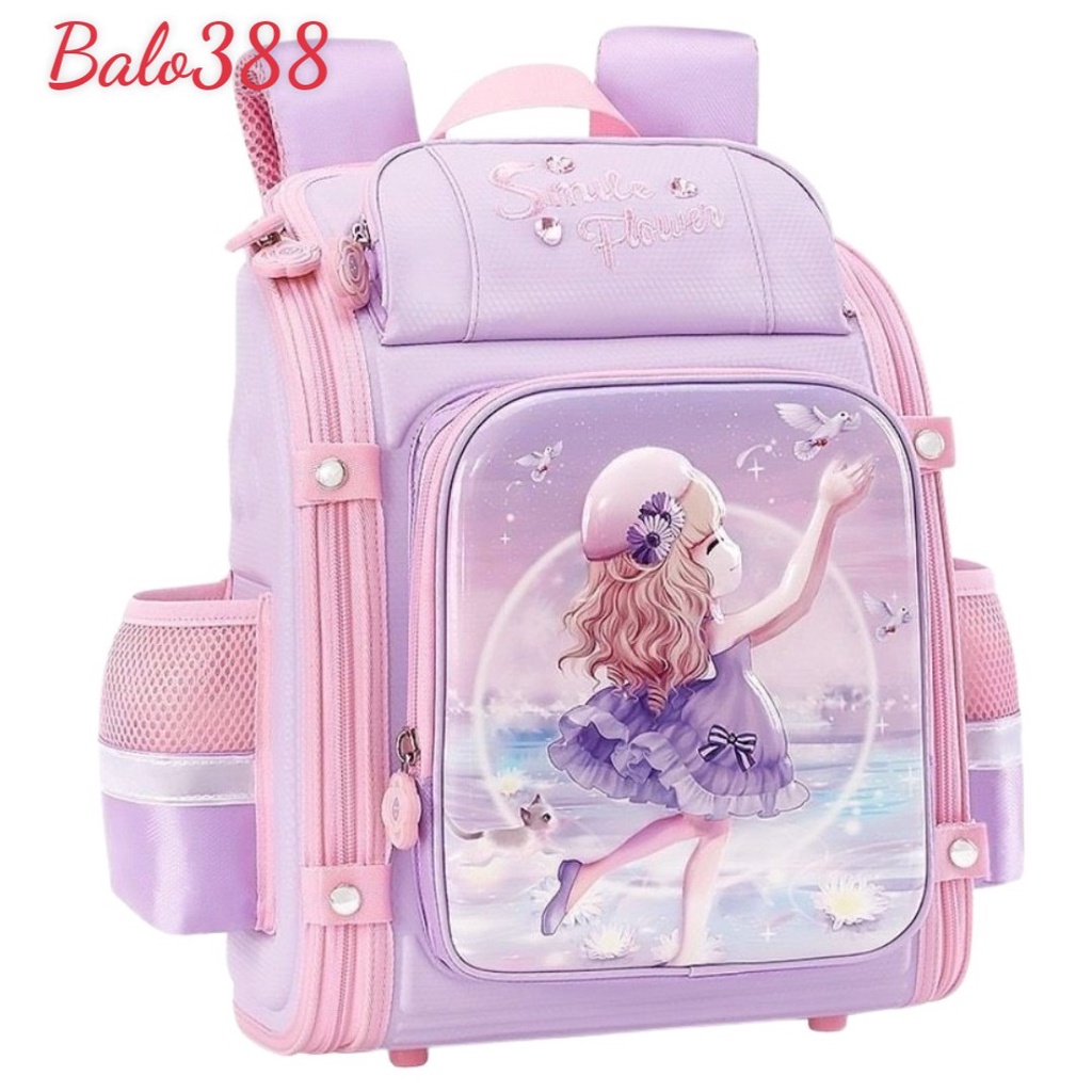 Balo chống Gù siêu xịn, đủ màu, hình cho bé Cấp 1, Balo chống gù tiểu học