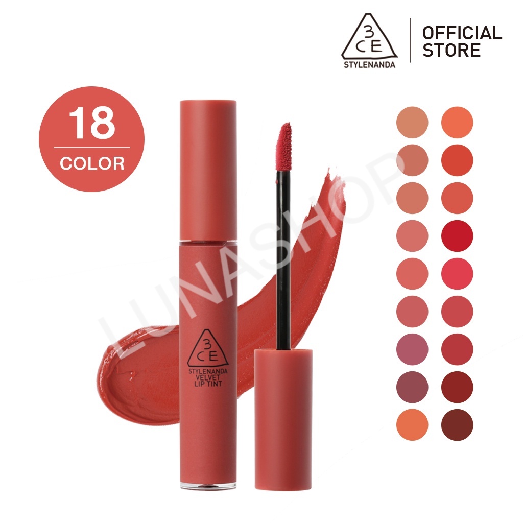 Son Kem Lì 3CE Mịn Màng Như Nhung 3CE Velvet Lip Tint 4g | Official Store Lip Make up Cosmetic