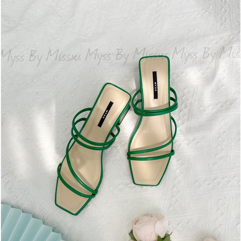 Giày guốc nữ 5cm dây mảnh thời trang MYSS - CG76