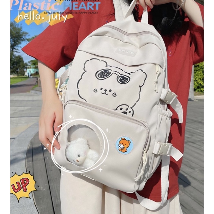 BALO HỘP- Gấu đeo kính- BL14-vừaA4