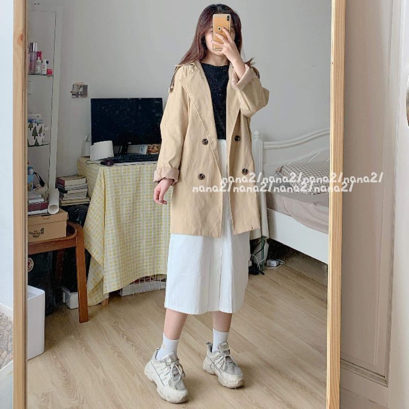 Áo khoác kaki (ảnh thật bên cạnh)