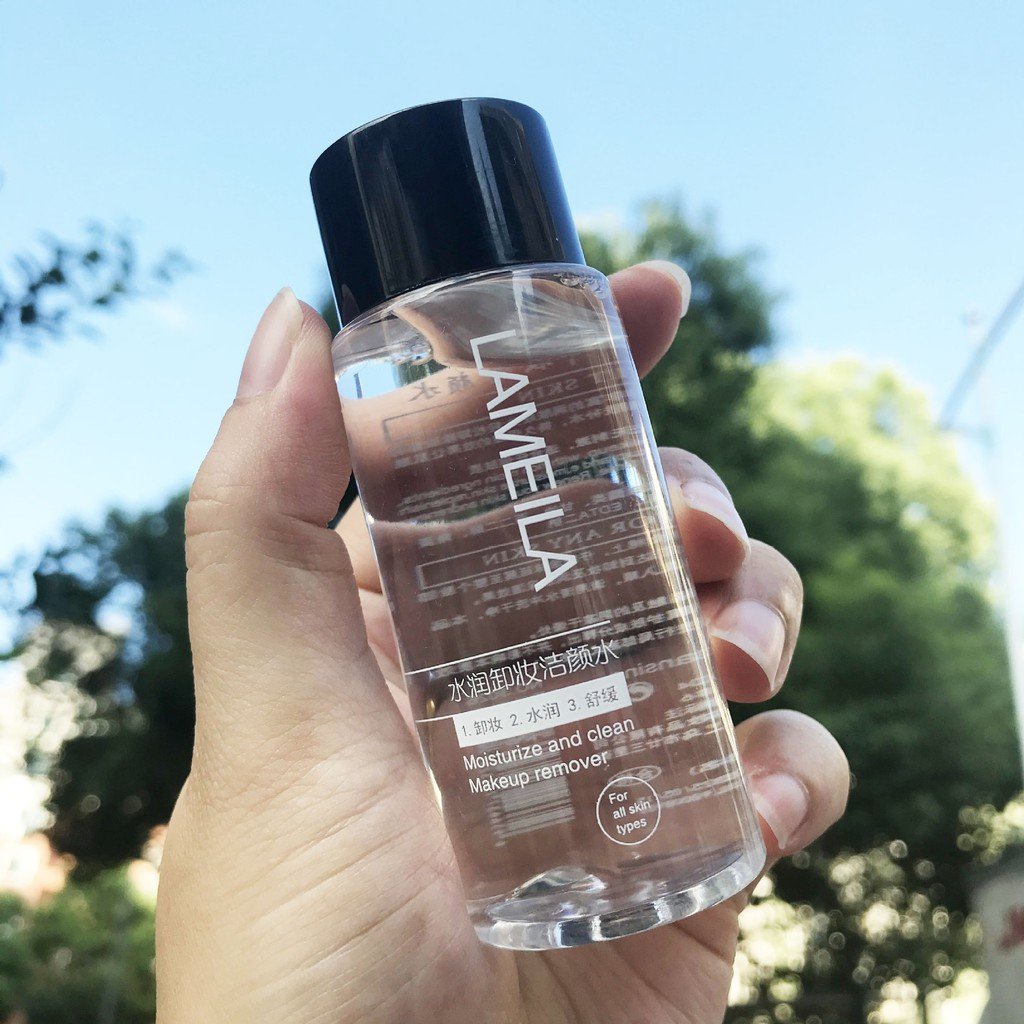 ✨ NƯỚC TẨY TRANG TRONG VEO Lameila 60ml remover makeup sỉ rẻ nội địa dưỡng da trắng mịn sạch sâu êm dịu G.E.M STORE