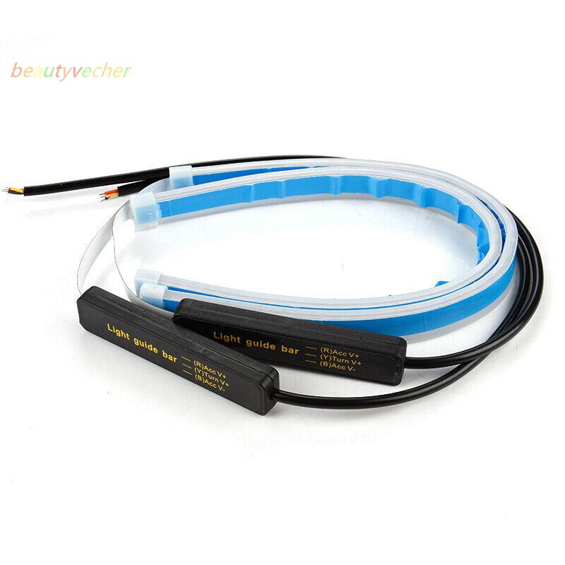 Bộ 2 đèn led xi nhan thay thế 60cm DC 12V không thấm nước dành cho xe hơi | BigBuy360 - bigbuy360.vn