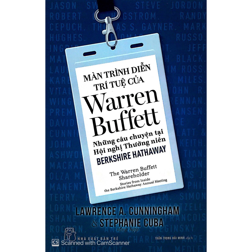 Sách - Màn Trình Diễn Trí Tuệ Của Warren Buffett - Những Câu Chuyện Tại Hội Nghị Thường Niên Berkshire Hathaway