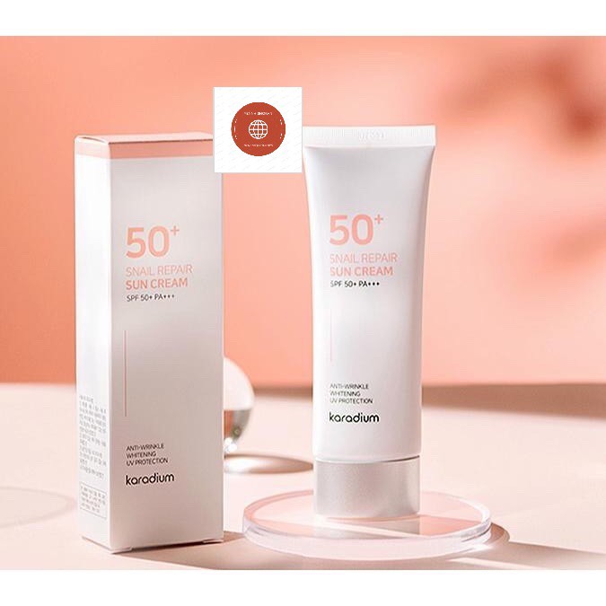 Kem chống nắng Karadium Snail Repair Sun Cream SPF50+ PA+++ Hàn Quốc 70ml MẪU MỚI