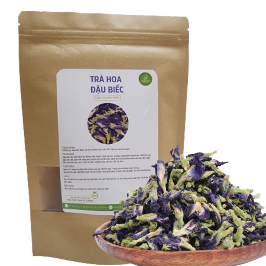 Trà hoa đậu biếc sấy khô 100g chính hãng Sasuke