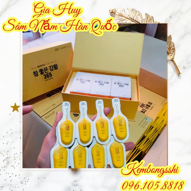 [GIÁ SỈ] Nghệ Nano 365 Hàn Quốc, Hộp 96 ống