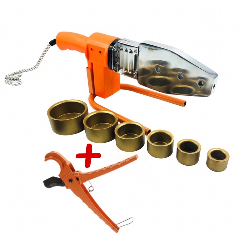 Combo 1 Máy hàn ống nhiệt PPR 20-63 & 1 Kéo cắt ống 35mm KAPUSI JAPAN