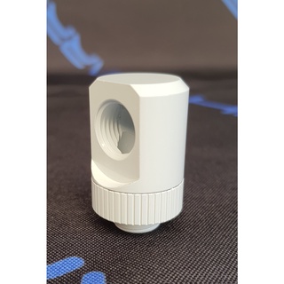Tản nhiệt nước custom Fitting Quantum Torque mầu trắng