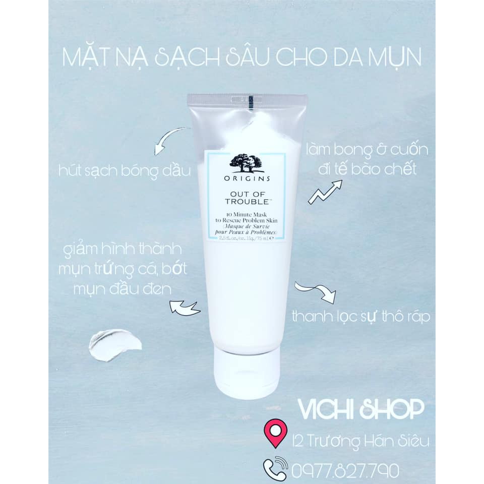 Mặt nạ sạch sâu giảm mụn Out of Trouble 10 minute mask