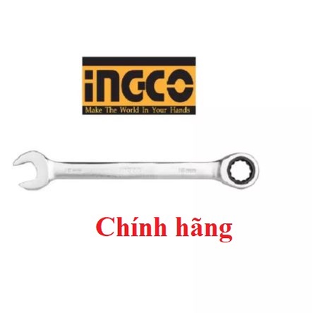 ĐỒ NGHỀ INGCO Cờ lê miệng vòng 2 chiều 6mm - 12mm HCSPAR061 - HCSPAR081 - HCSPAR101 - HCSPAR111 - HCSPAR121 (Chính hãng)