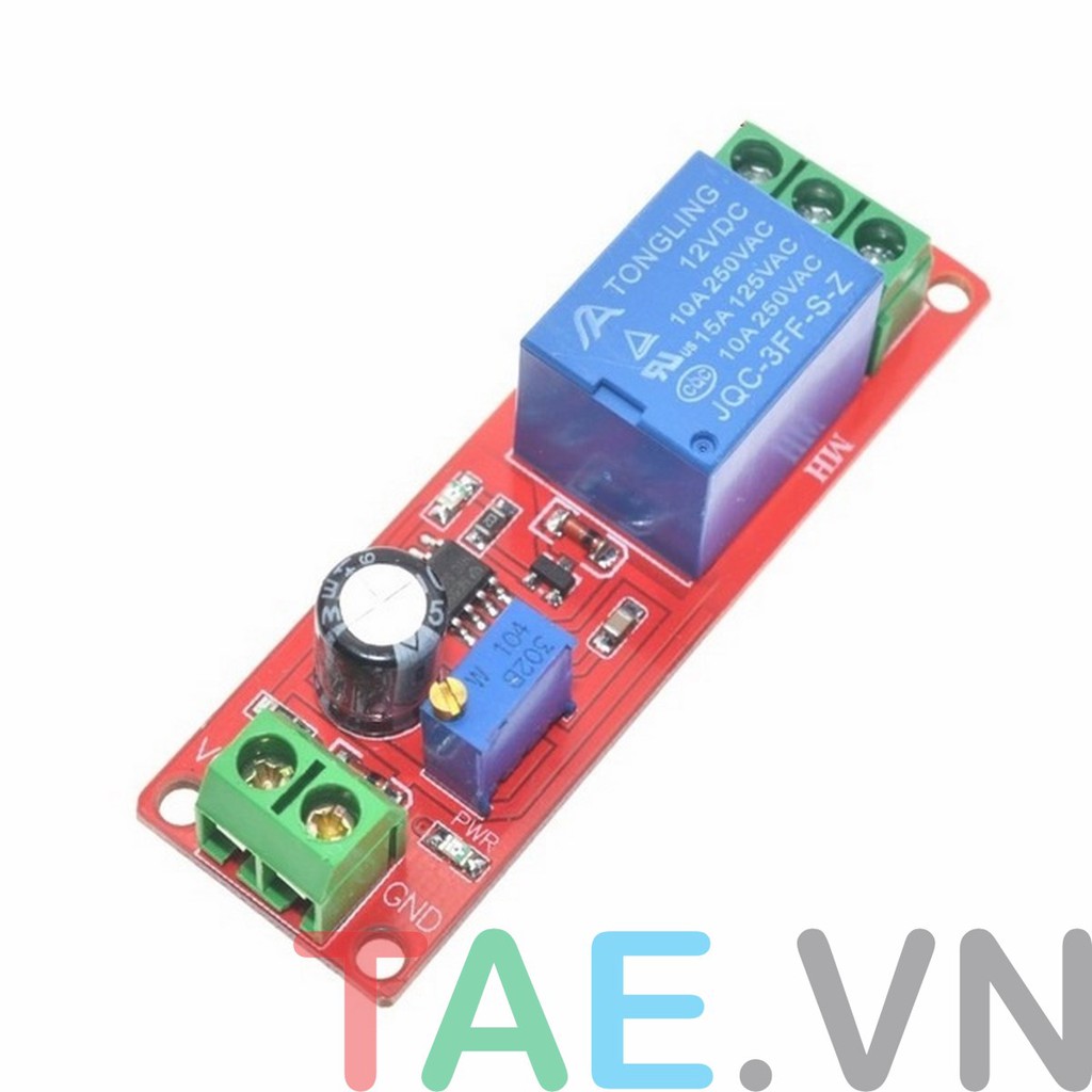 Mạch Relay Trễ IC NE555