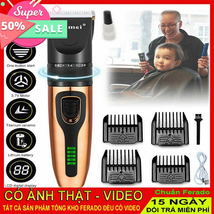 Tông đơ hớt tóc chuyên nghiệp KEMEI - 6189