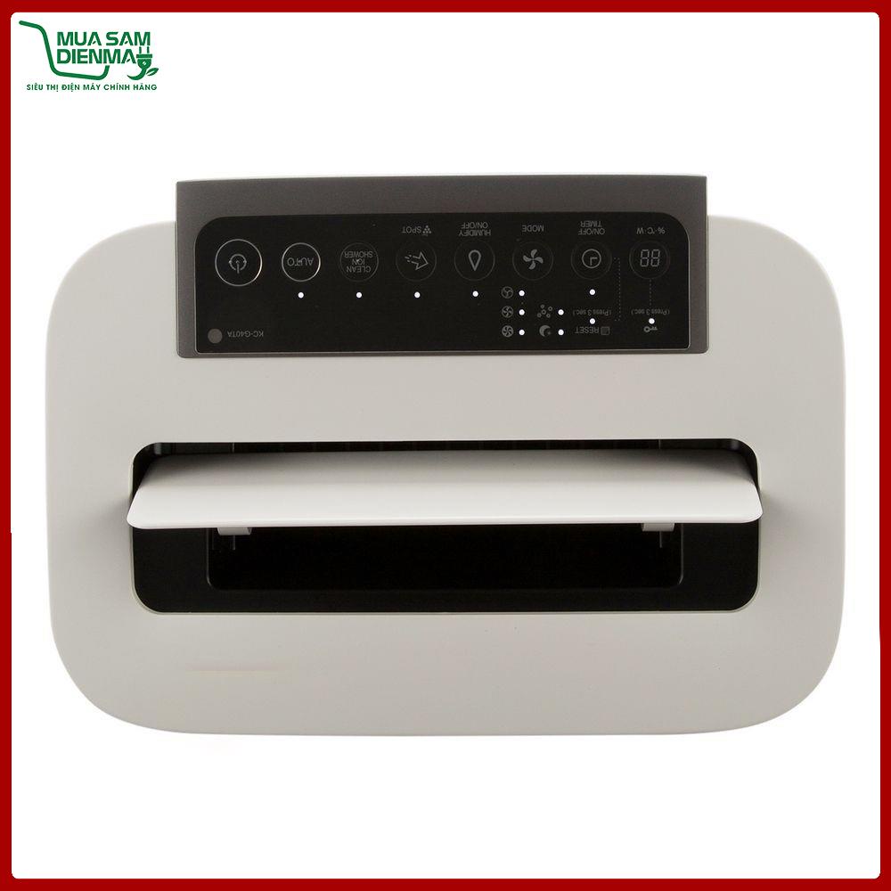 Máy lọc không khí và tạo ẩm Sharp KC-G40EV-W (28m²)