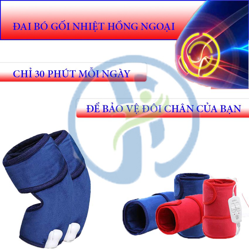 [CHÍNH HÃNG] Đai Chườm Đầu Gối Thảo Dược Làm Nóng Bằng Điện - Hỗ trợ điều trị các bệnh về xương khớp