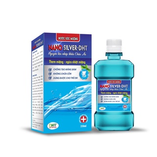 Nước súc miệng kháng khuẩn nano bạc Nano Sliver DHT - Chai 350ml