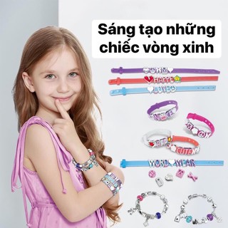 Set vòng tay kèm charm cho bé