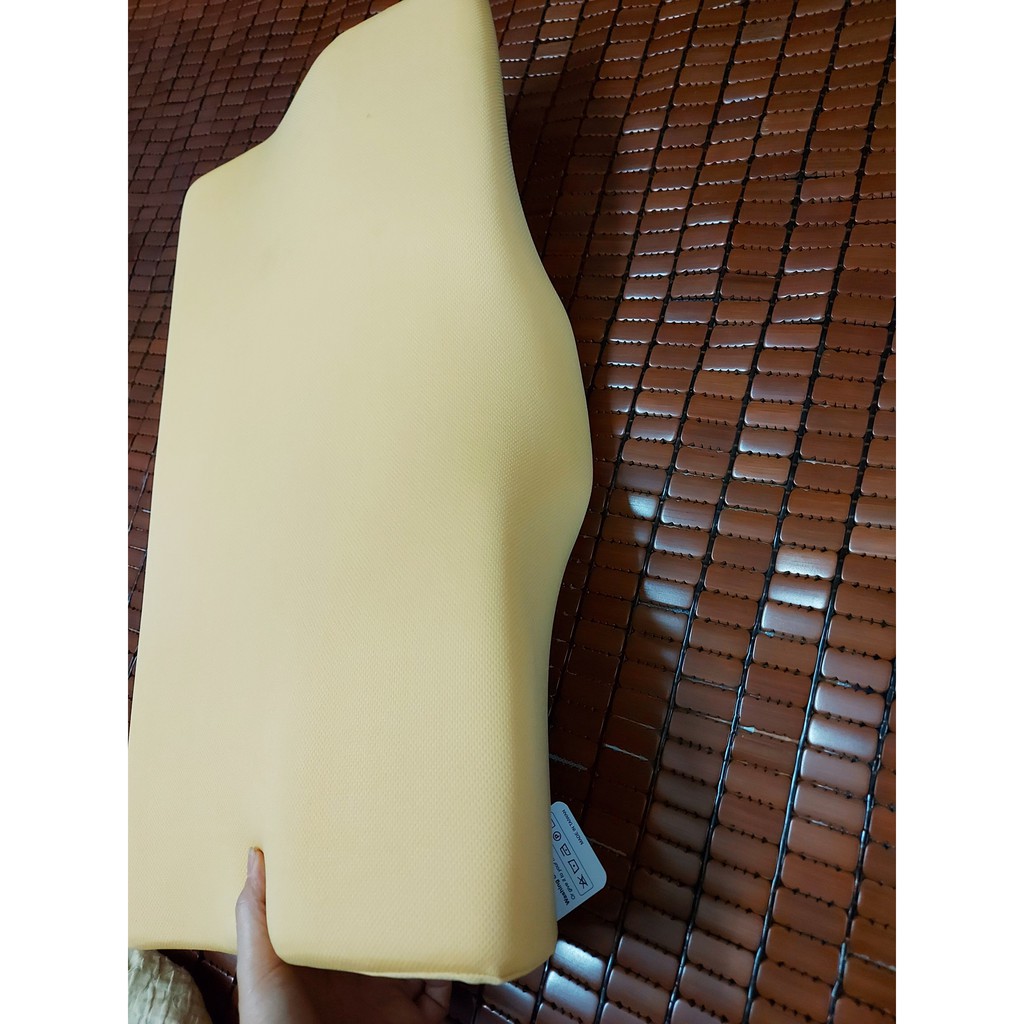 Gối cao su non người lớn lõm đầu có vỏ lót ZURI PILLOW SL400