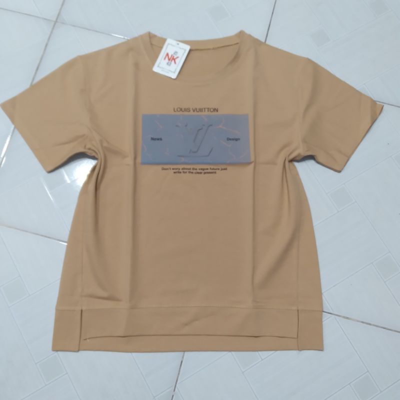 Áo thun nữ cổ tròn chất vải cotton 100% thoáng mát thoải mái (size 47-65kg)