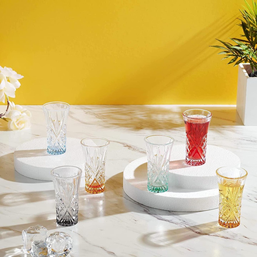 Bộ 6 Ly Pha Lê Uống Vodka Dublin 60ml - Hàng Mua tại Đức Mỗi Ly 1 màu |  Shopee Việt Nam