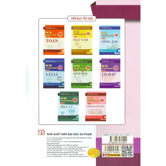 Sách - Ôn Tập Thi Tuyển Sinh Vào Lớp 10 Môn Hóa Học