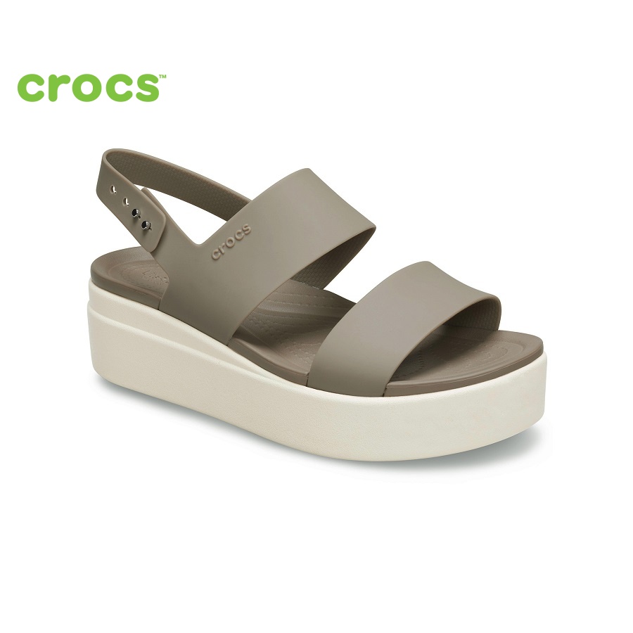 Dép sandal đế xuồng nữ CROCS Brooklyn 206453-15W