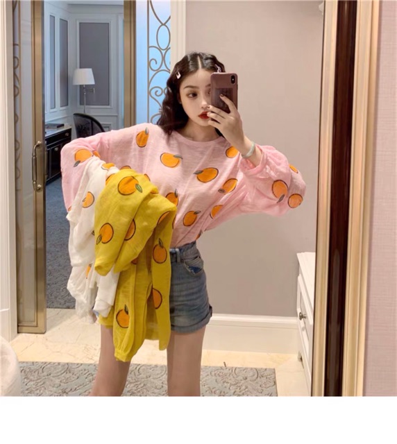 [ CÓ SẴN MẪU QUẢ CHANH ] Áo khoác mỏng đi biển | BigBuy360 - bigbuy360.vn