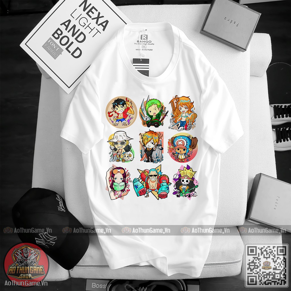 ☘️ Áo thun Luffy Mẫu mới cực đẹp / Áo One Piece Đảo Hải Tặc 3D T-shirt white Monkey D Luffy ATT10 [AoThunGameVn]