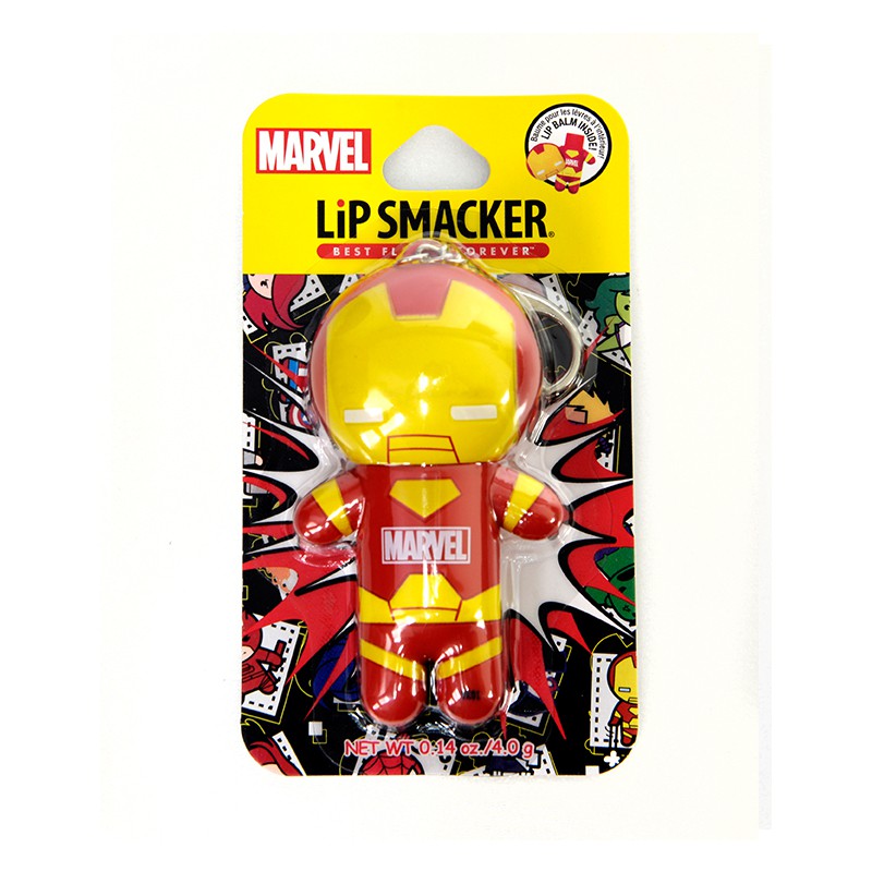 Son Dưỡng Môi Lip Smacker Siêu anh hùng Marvel - Lip Smacker Iron man lip balm – Son dưỡng Người sắt Iron man