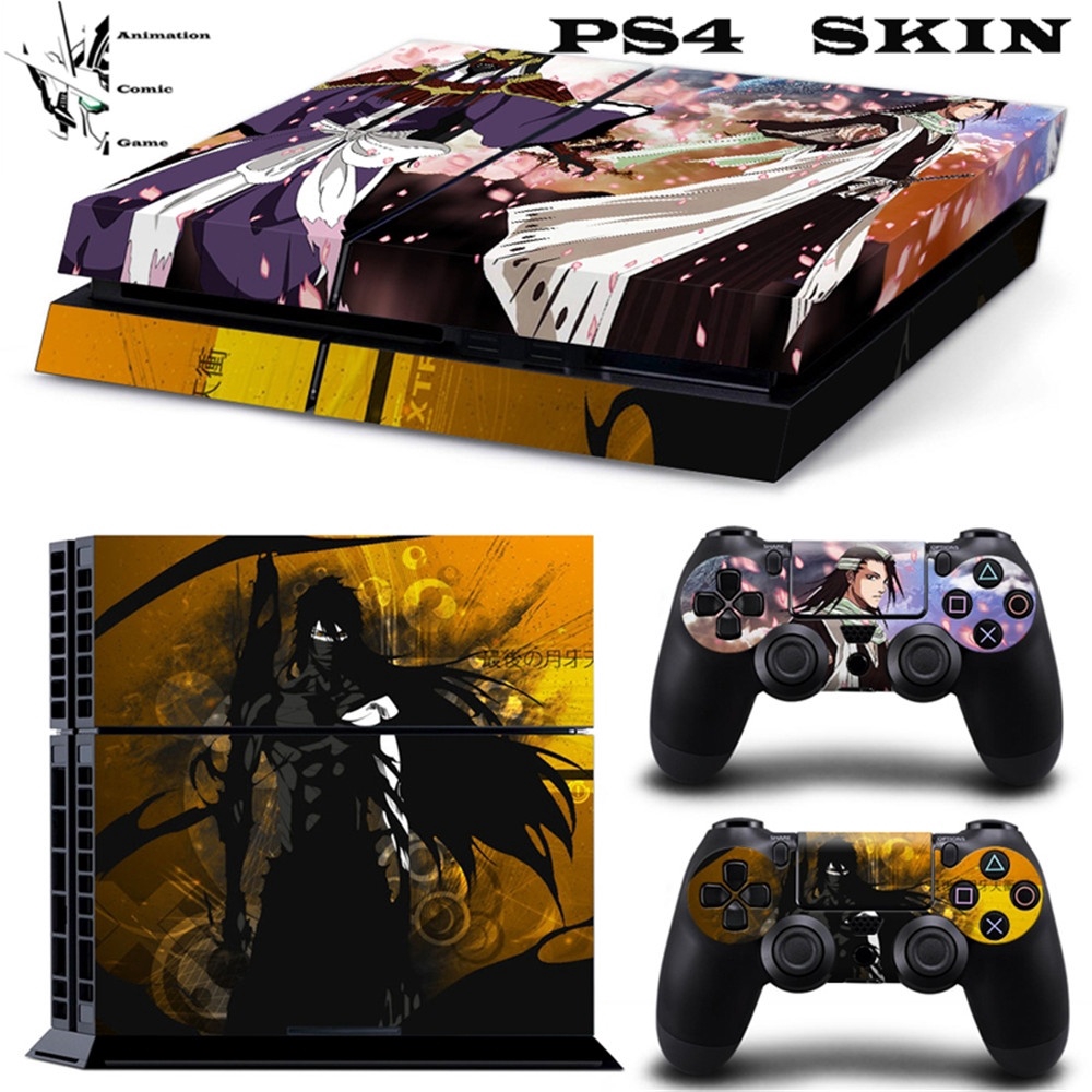 Decal dán trang trí bảo vệ máy chơi game PS4 hình anime BLEACH